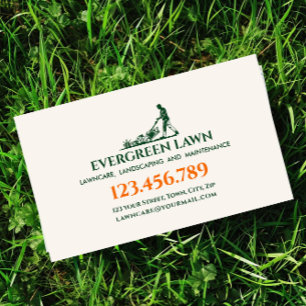 Carte De Visite Entretien de la pelouse Services d'aménagement pay