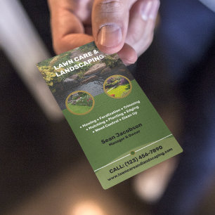 Carte De Visite Entretien des pelouses et aménagement paysager