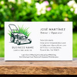 Carte De Visite Entretien et service professionnel de pelouse vert<br><div class="desc">Faites une première impression forte avec ce professionnel Green Lawn Care and Service Carte de visite. Conçu avec un aménagement propre et des tons verts frais, ce carte de visite est parfait pour les paysagistes, les professionnels de l'entretien des pelouses et les entreprises de services extérieurs. Customisez avec votre nom...</div>