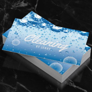 Carte De Visite Entretien ménager professionnel du service de nett