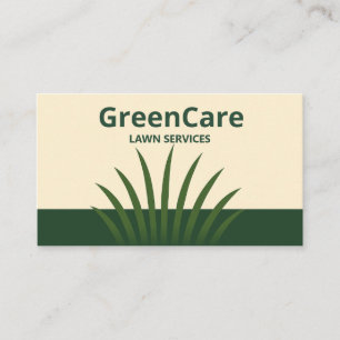Carte De Visite Entretien minimal de pelouse