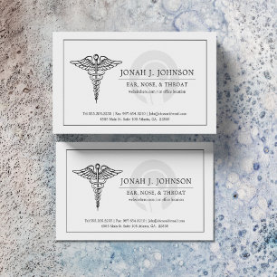 Carte De Visite ENVOI   Symbole MINI Faded ENT