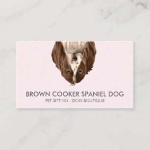 Carte De Visite Épagneul de Cooker Chien
