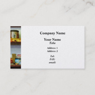 Carte De Visite Épicerie de coin - Finition Platine