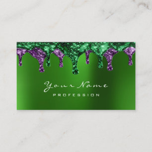 Carte De Visite Épilation de cire Dégradation Nails Émeraude Vi