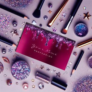 Carte De Visite Épilation de cire Dépilation rose Violet rose Bord