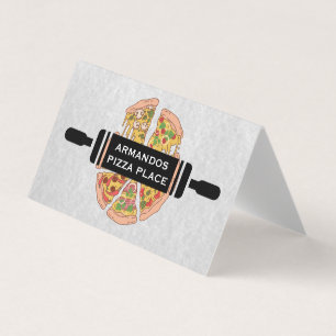 Carte De Visite Épingle Pizza Slices