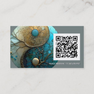 Carte De Visite Équilibre sacré Symbole du Yin Yang