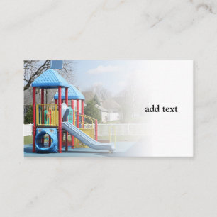 Carte De Visite Équipement de jeux pour enfants