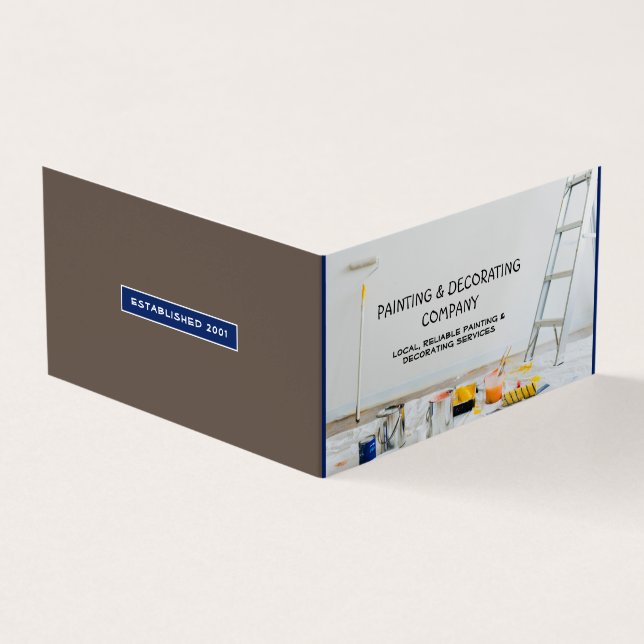 Carte De Visite Équipement de peinture, Peintre & Décorateur Photo (Extérieur)