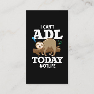 Carte De Visite ergothérapeute ADL ergothérapie