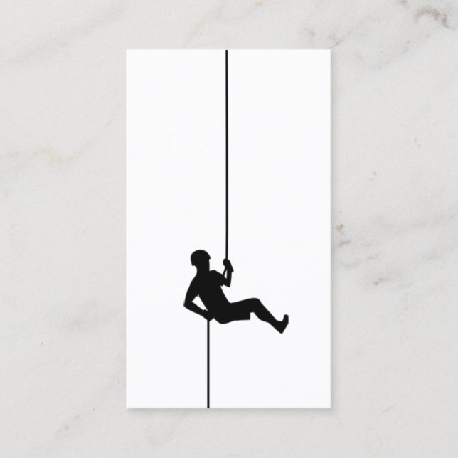 Carte de visite Escalade de montagne (Devant)