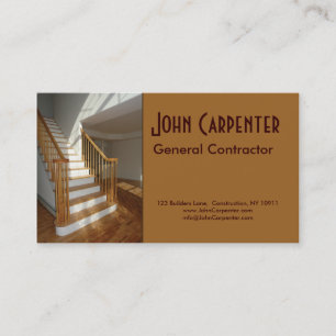 Carte De Visite Escalier dans la maison de nouvelle construction