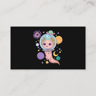 Carte De Visite Espace Axolotl Kawaii Pastel Goth Anime Aesthétiqu
