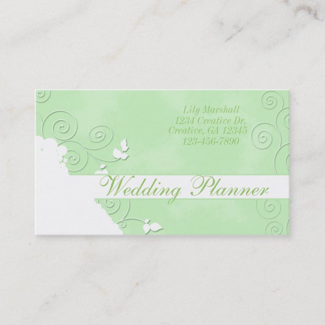 Carte de visite espiègle de remous (Devant)