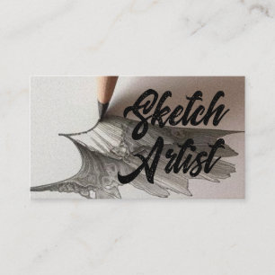 Carte De Visite Esquisse Artiste d'esquisse