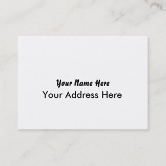 Carte De Visite Essai 1