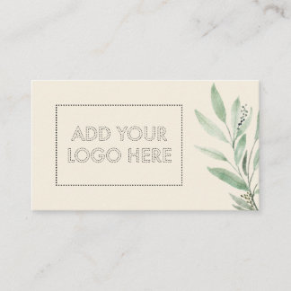 Carte De Visite Essential Oils add custom logo beige flower beauty