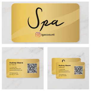Carte De Visite Esthéticienne Services de Spa