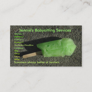 Carte De Visite Estival
