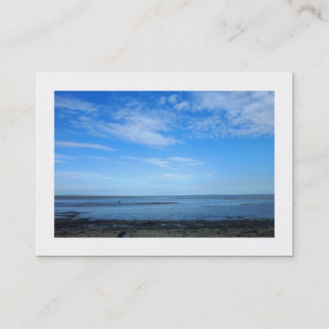Carte De Visite Estuaire de Severn à Penarth (bordé) (Devant)