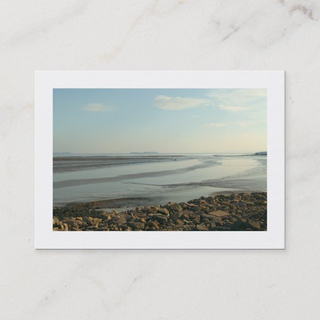 Carte De Visite Estuaire de Severn à Penarth (frontière) (Devant)