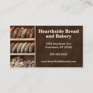 Carte De Visite Étagères de pain artisanal Boulangerie Boulangerie