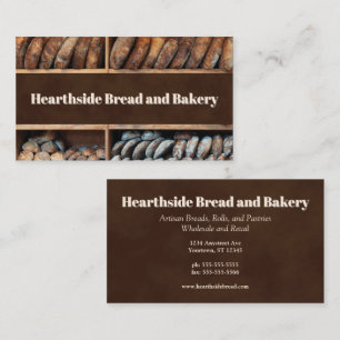 Carte De Visite Étagères de pain Boulangerie pains artisanaux
