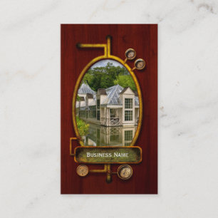 Carte De Visite Été - Maison sur le lac