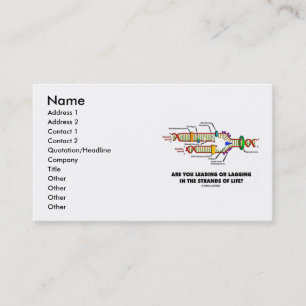 Carte De Visite Êtes-vous principaux ou le ralentissement dans le