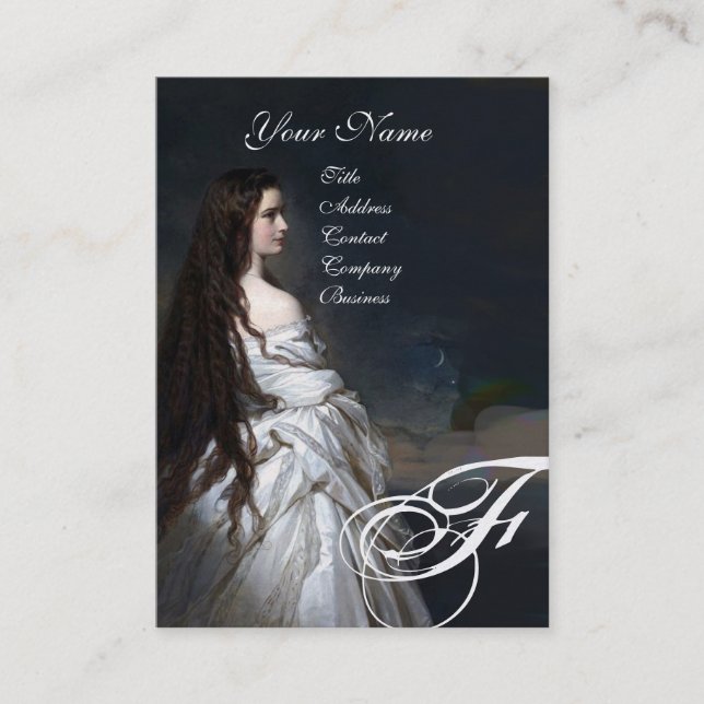 Carte De Visite ETHERNAL BEAUTY Spa de jour du salon de coiffure,  (Devant)