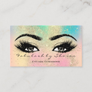 Carte De Visite Étincelle en pastel Esthetici de parties