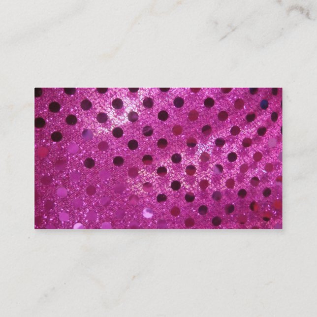 Carte De Visite Étincelles de rose (Dos)