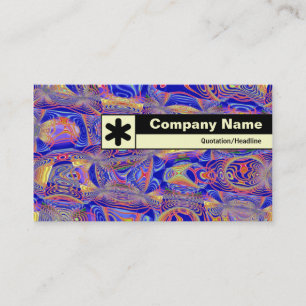 Carte De Visite Étiquetage de bord - Abstrait fractal 061012a