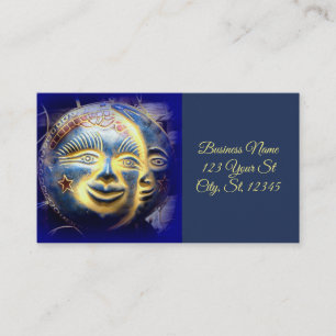 Carte De Visite étoile bleue