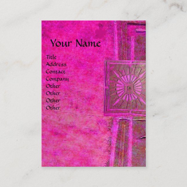 CARTE DE VISITE ÉTOILE DU MATIN 2, MONOGRAMME (Devant)