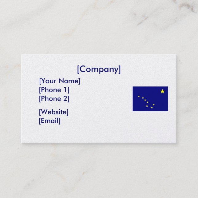 Carte de visite/étoile du nord (Devant)