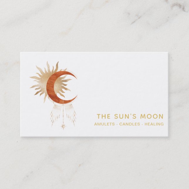 Carte De Visite *~* Étoiles Poutrelles de lune Universe Rayons de  (Devant)