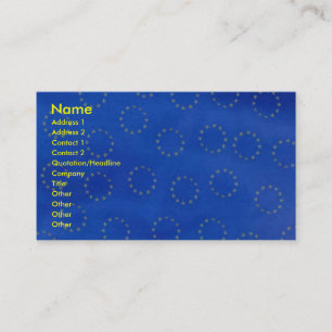 Carte de visite euro