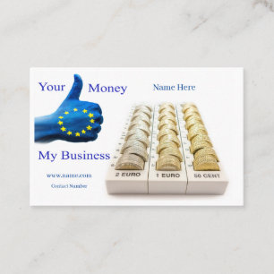 Carte de visite euro