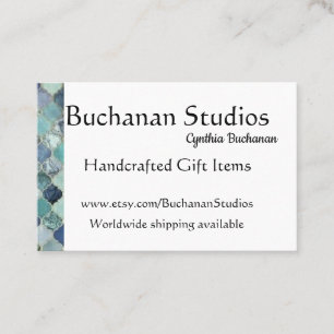 Carte De Visite Euro Grande Personnaliser Texte Blues Mémorables