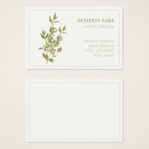 CARTE DE VISITE Euro THYME FRAIS