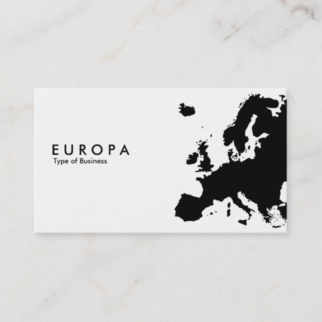 CARTE DE VISITE EUROPA (Devant)