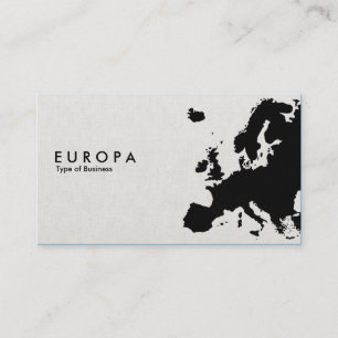 Carte De Visite EUROPA - Toile Style tenché