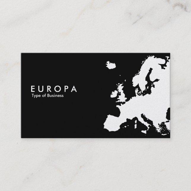 Carte De Visite EUROPA v2 - Platine (Devant)