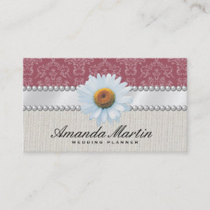 Carte De Visite Événements spéciaux   Rouge classique