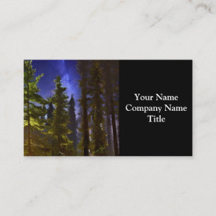 Carte De Visite Evergreens Au Feu De La Lune