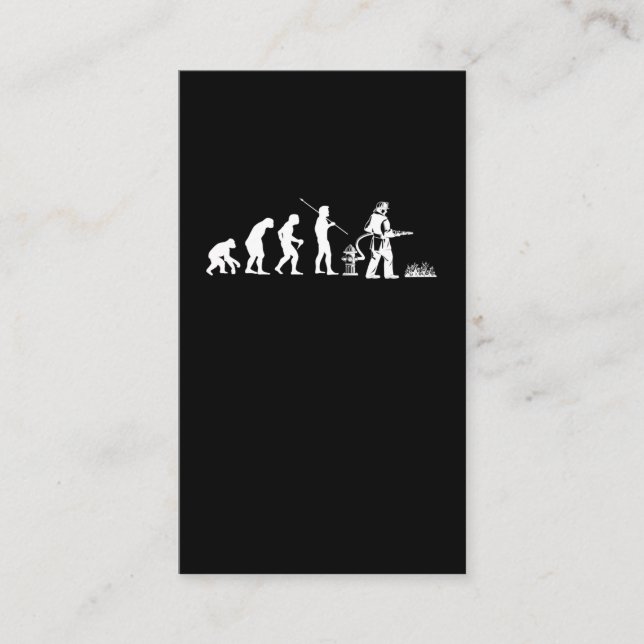 Carte De Visite Évolution des pompiers (Devant)