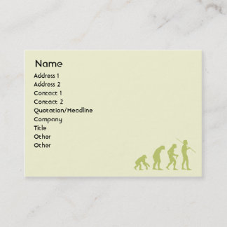Carte De Visite Évolution - potelée