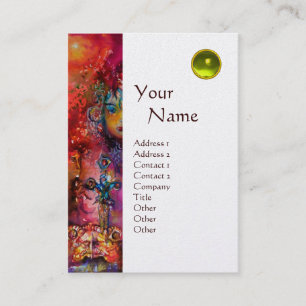 Carte De Visite EXCALIBUR MONOGRAM perle métallique